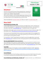 CloverGram, October 5, 2016