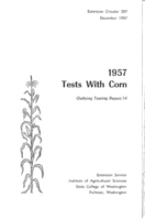 1957 tests with corn