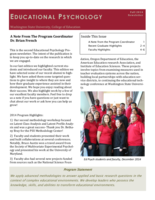 Educational Psychology Newsletter, Fall 2014