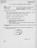 Wm. D. Danforth leadership training campships