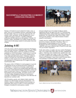 Successfully navigating 4-H market livestock projects