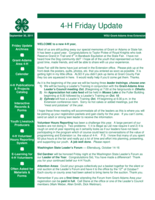 4-H Friday Update, September 30, 2011