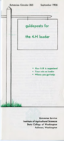 Guideposts for the 4-H leader
