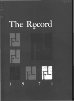 The Record, volume 32, 1971