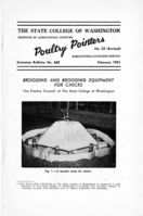 Poultry pointers: Brooding and brooding equipment for chicks