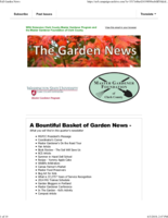 The Garden News, Fall 2014