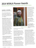 Bugs and Blights, 2014 WSNLA Pioneer Awards