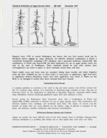 Chemical defoliation of apple nursery stock
