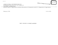 Pest control in home gardens