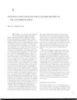 Materials and Contexts for a Culture History of the Columbia Plateau