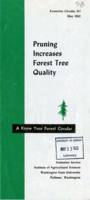 Pruning increases forest tree quality