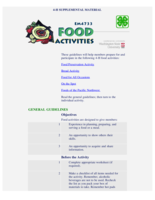 Food Activities