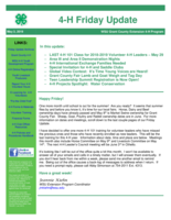 4-H Friday Update, May 3, 2019