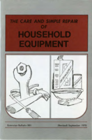 The care and simple repair of household equipment