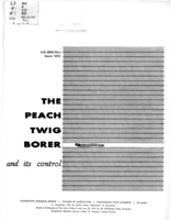 The peach twig borer and its control