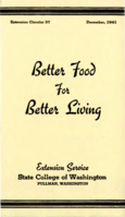 Better food for better living