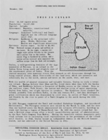 International farm youth exchange: This is Ceylon