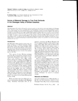 Survey of Mammal Damage to Tree Fruit Orchards in the Okanagan Valley of British Columbia