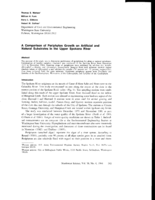 A Comparison of Periphyton Growth on Artificial and Natural Substrates in the Upper Spokane River