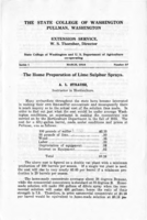 The home preparation of lime sulphur sprays