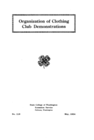 Organization of clothing club demonstrations