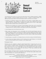 Annual bluegrass control