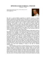 Improving Access to Medical Literature