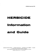Herbicide information and guide