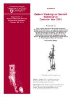 Eastern Washington Sawmill Statistics for Calendar Year 2001