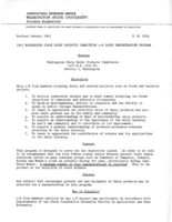 1963 Washington State Dairy Products Commission 4-H dairy demonstration program