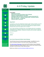 4-H Friday Update, March 6, 2015