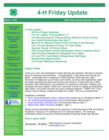 4-H Friday Update, March 1, 2019