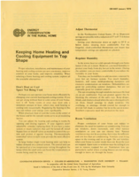 Keeping home heating and cooling equipment in top shape