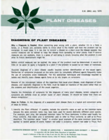 Diagnosis of plant diseases
