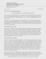 A partnership in continuing education