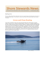 Shore Stewards News, Spring 2019
