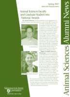 Animal Sciences Alumni News, Spring 2007