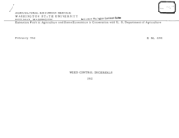 Weed control in cereals 1962