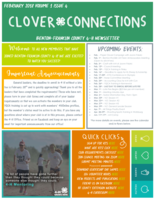 Clover Connections, February 2018