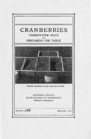 Cranberries: 25 ways of preparing for table