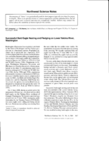 Successful bald eagle nesting and fledging on lower Yakima River, Washington