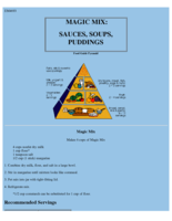 Magic mix: Sauces, Soups, Puddings