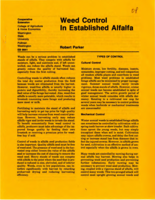 Weed control in established alfalfa