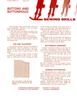 Buttons and buttonholes