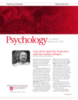 Psychology Alumni Newsletter, Spring 2011