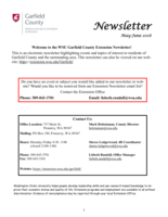 Garfield County Extension Newsletter, May-June 2018