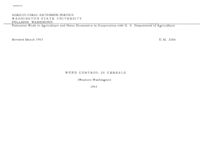 Weed control in cereals (western Washington) 1963