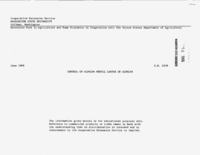 Control of alfalfa weevil larvae on alfalfa
