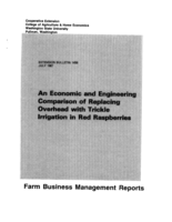 An economic and engineering comparison of replacing overhead with trickle irrigation in red raspberries