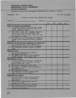 Training aid for food preservation contest